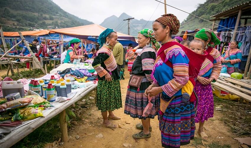 Marché de Hoang Su Phi