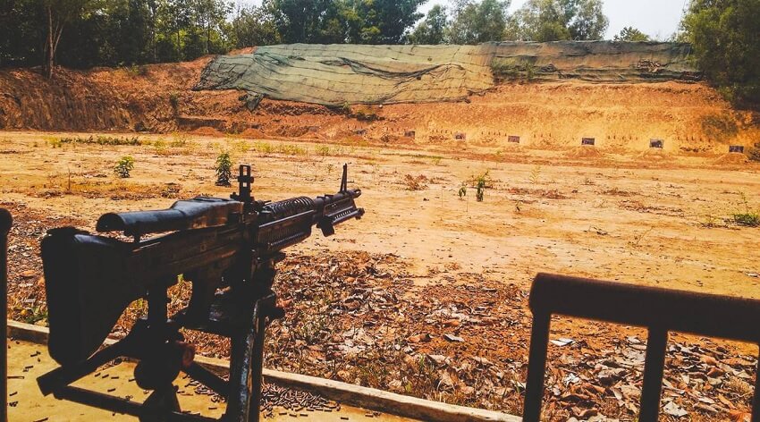 Stand de tir aux tunnels de Cu Chi
