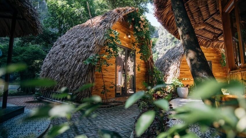 Mua Caves Ecolodge honorant le style traditionnel