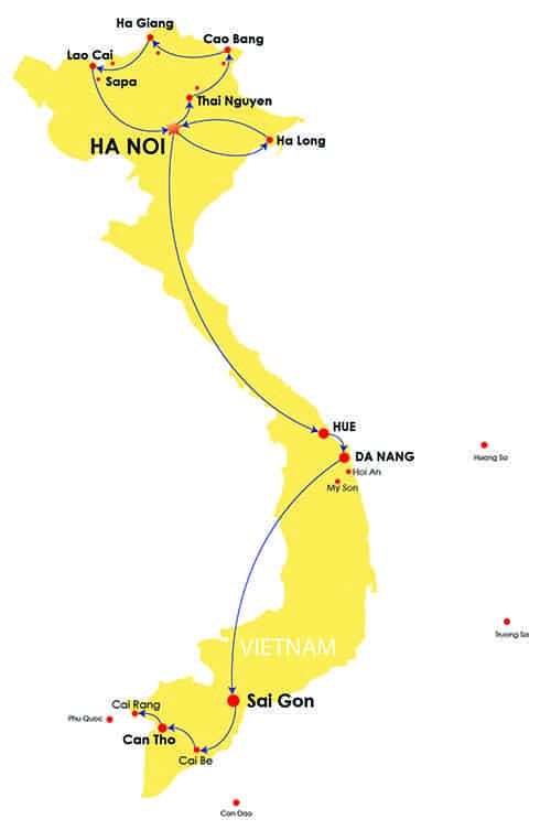 Circuit Vietnam 18 jours